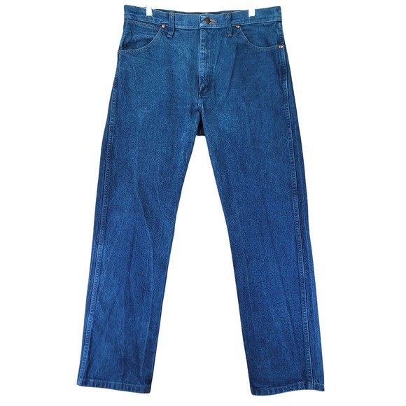 Wrangler Other - Wrangler Jeans Mens 34x30 Blue Excellent 13MWZ Cowboy Cut Straight Leg Denim